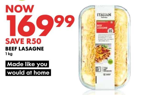 Beef Lasagne