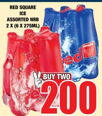 RED SQUARE ICE ASSORTED NRB 2 X (6 X 275ML)