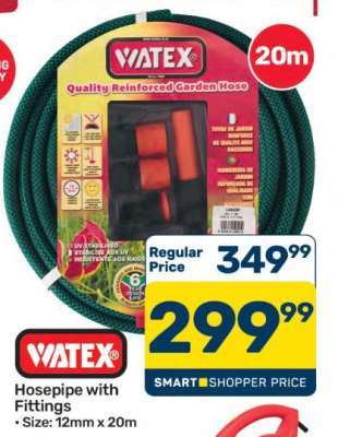 WATEX Hosepipe with Fittings