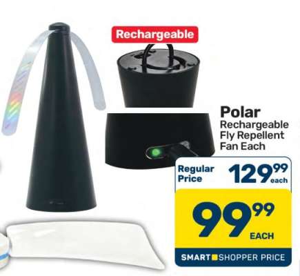 Polar Rechargeable Fly Repellent Fan