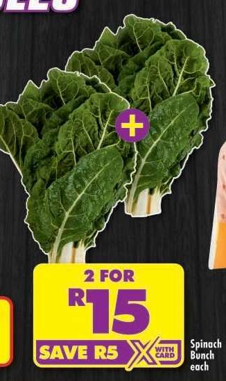 Spinach bunch