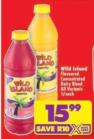 Wild Island Flavoured Concentrated Dairy Blend All Variants