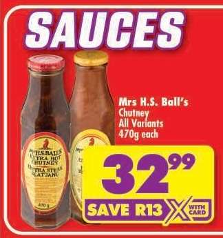 Mrs H.S.Ball's Chutney