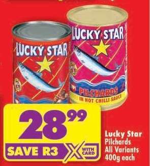 LUCKY STAR PILCHARDS