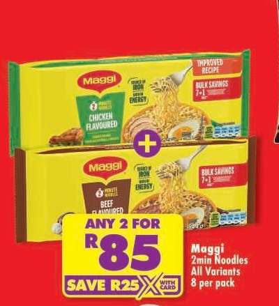 Maggi 2min Noodles All Variants