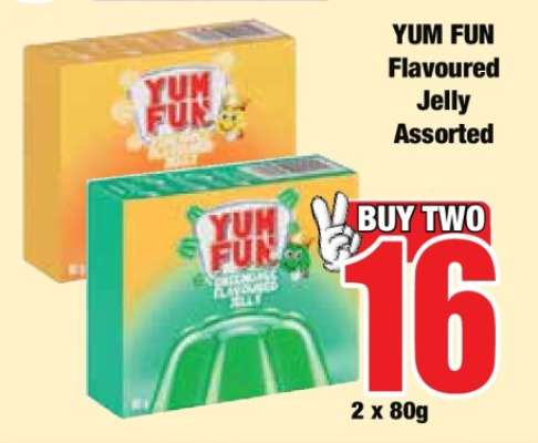 YUM FUN Flavoured Jelly Assorted