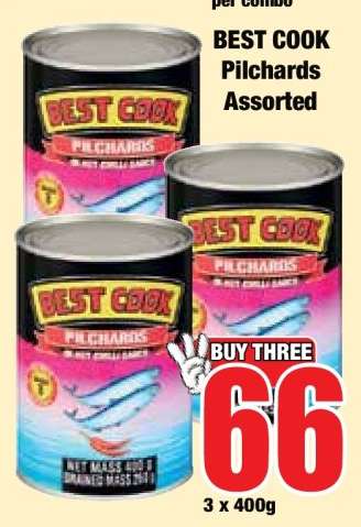 BEST COOK Pilchards Assorted