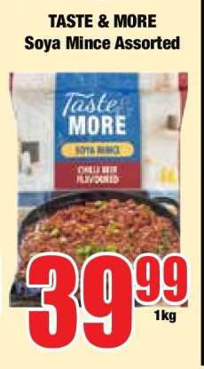 TASTE & MORE Soya Mince Assorted
