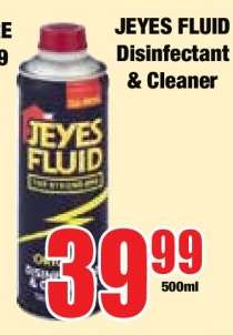 JEYES FLUID Disinfectant & Cleaner
