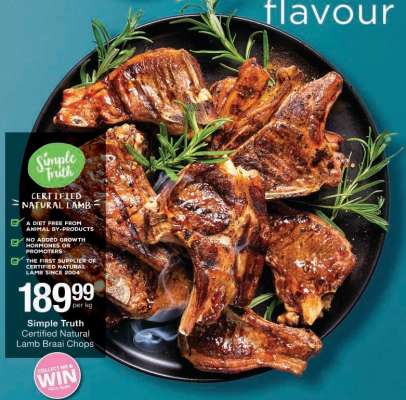 Simple Truth Certified Natural Lamb Braai Chops