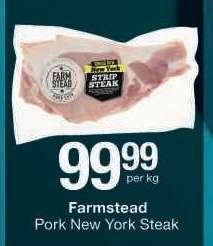 Farmstead Pork New York Steak