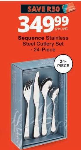 Sequence Stainless Steel Cutlery Set
