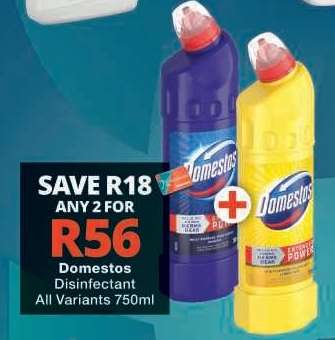 DOMESTOS DISINFECTANT