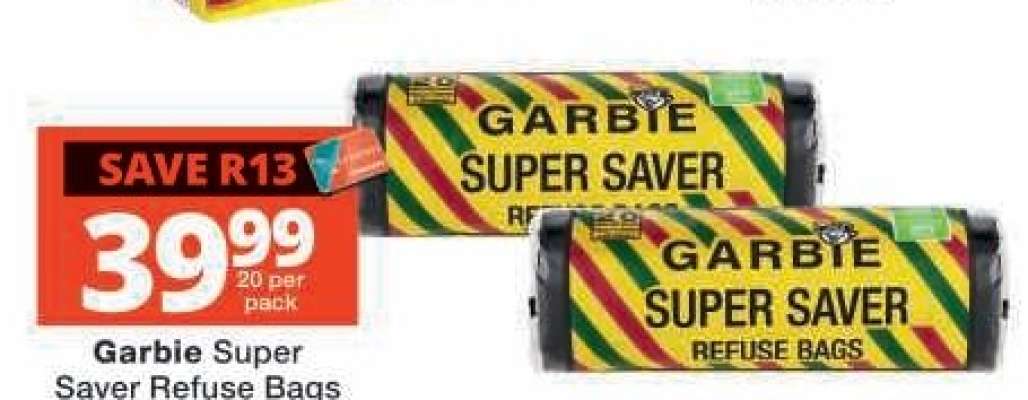 Garbie Super Saver Refuse Bags