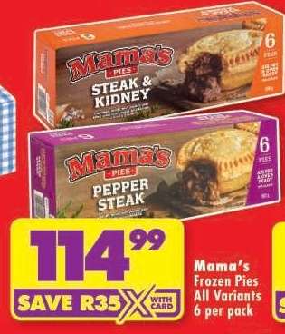 Mama's Frozen Pies