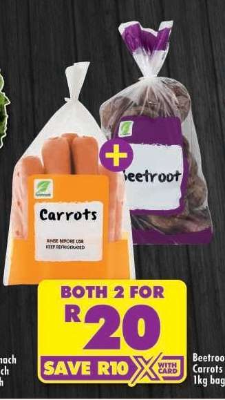 Beetroot & Carrots 1kg bag