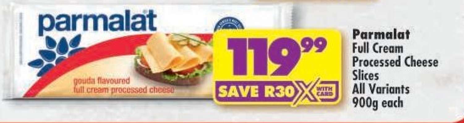 PARMALAT Full Cream Processed Cheese Slices