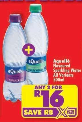 aQuellé Flavoured Sparkling Water All Variants 500ml