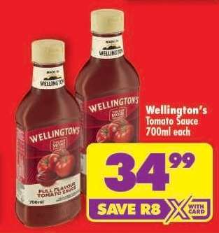 Wellington's Tomato Sauce-700ml