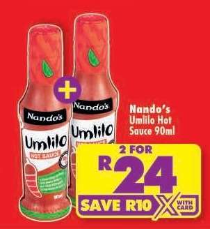 Nando's Umlilo Hot Sauce 90ml