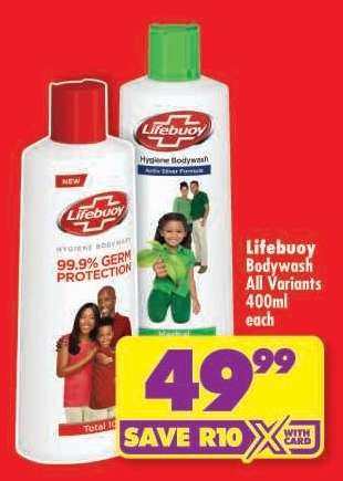 Lifebuoy Bodywash All Variants 400ml