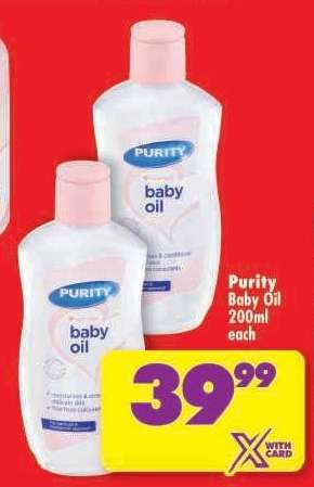 Purity Baby Oil-200ml