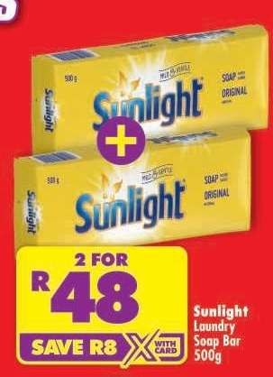 Sunlight Laundry Soap Bar-500g