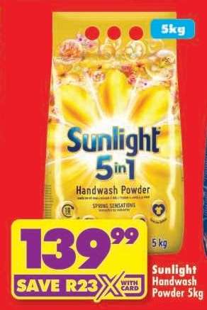 Sunlight Handwash Powder 5kg