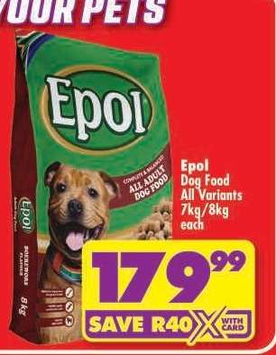 EPOL DOG FOOD all variants 7kg/8kg each