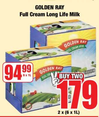 GOLDEN RAY Full Cream Long Life Milk