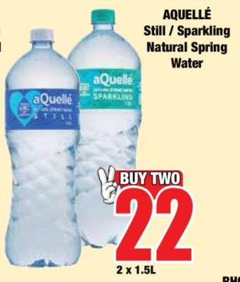 AQUELLÉ Still / Sparkling Natural Spring Water