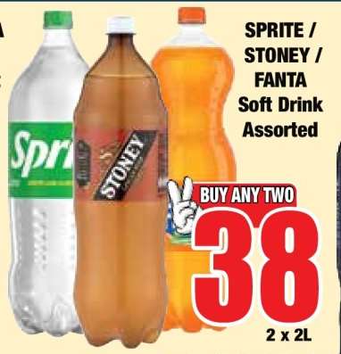 SPRITE / STONEY / FANTA Soft Drink Assorted