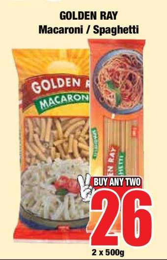 GOLDEN RAY Macaroni / Spaghetti