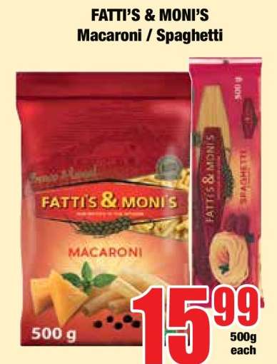 Fatti's & Moni's Macaroni/Spaghetti