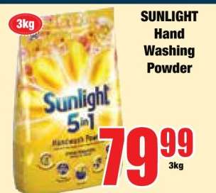 Sunlight Hand Washing Powder