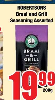 Robertsons Braai and Grill Seasoning Assorted