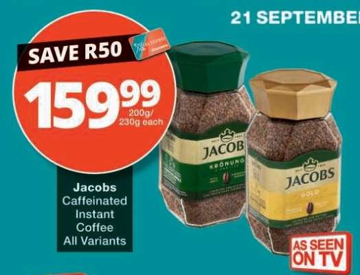 Jacobs Caffeinated Instant Coffee