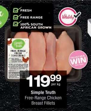 Simple Truth Free-Range Chicken Breast Fillets