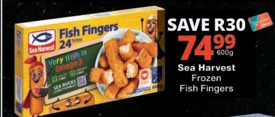 Sea Harvest Frozen Fish Fingers
