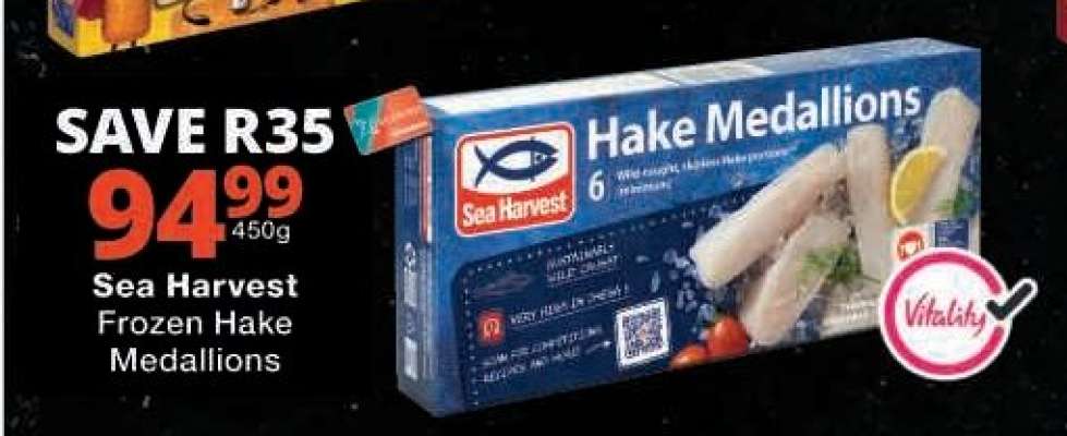 Sea Harvest Frozen Hake Medallions