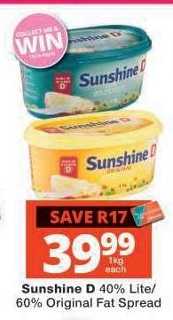 Sunshine D Fat Spread