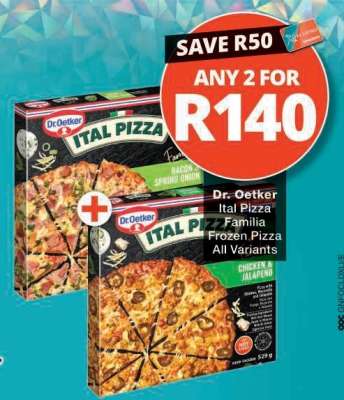 Dr. Oetker Ital Pizza Familia Frozen Pizza