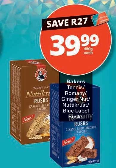 BAKERS RUSKS