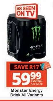 MONSTER Energy Drink (All variants)
