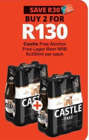 Castle Free Alcohol Free Lager Beer NRB