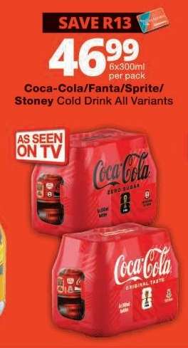 Coca-Cola/Fanta/Sprite/Stoney Cold Drink All Variants