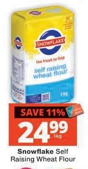 Snowflake Self Raising Wheat Flour