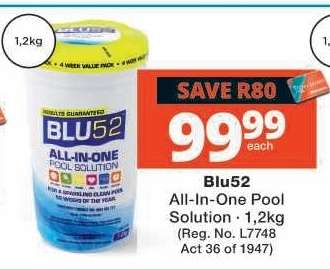 BLU52 All-in-One Pool Solution
