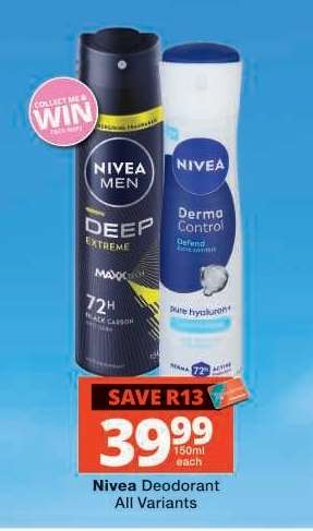 Nivea Deodorant