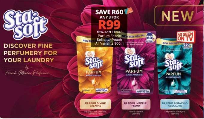 Sta-soft Ultra Parfum Fabric Softener Pouch